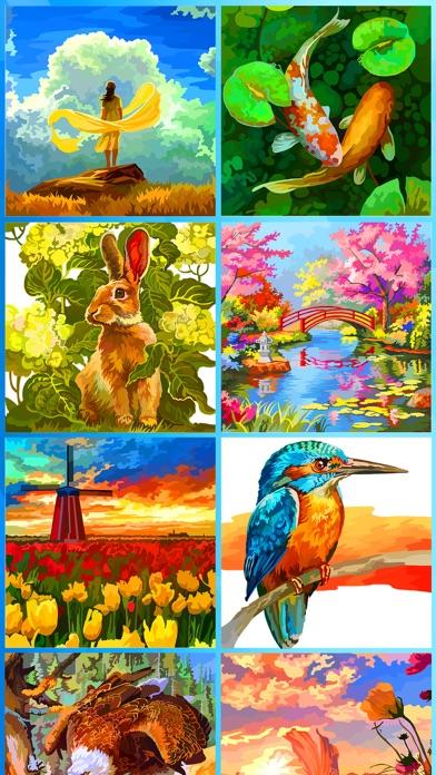 Color by Number for adults Game Screenshot