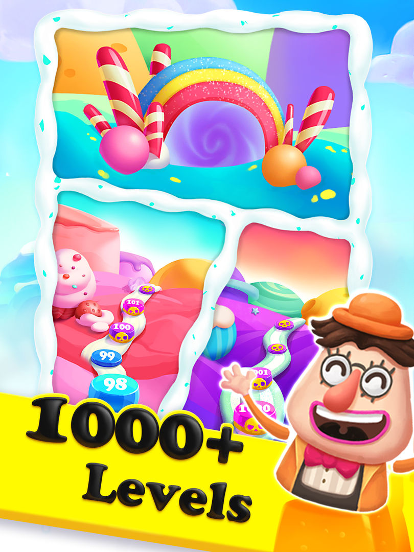 Crazy Candy Bomb-Sweet match 3 screenshot game