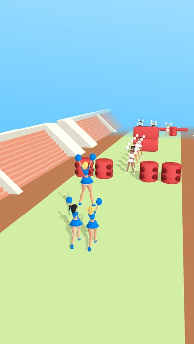 Screenshot of Cheerleader Run 3d