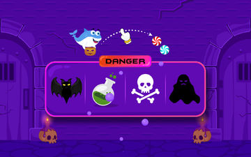 Baby Shark - Candy Challenge Game Screenshot