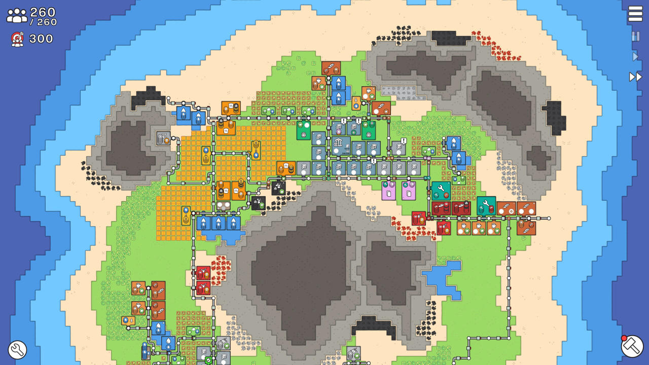 Screenshot of Mini Settlers: Prologue