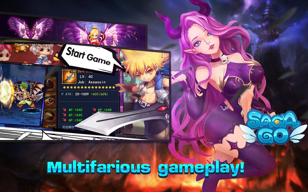 Saga Go screenshot game