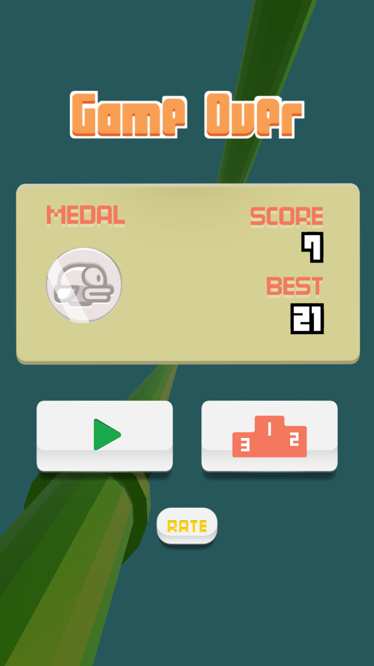 Flappy 3D - Bird's Eye View Game Screenshot