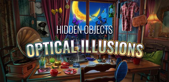 Banner of Optical Illusions Hidden Objects Game 