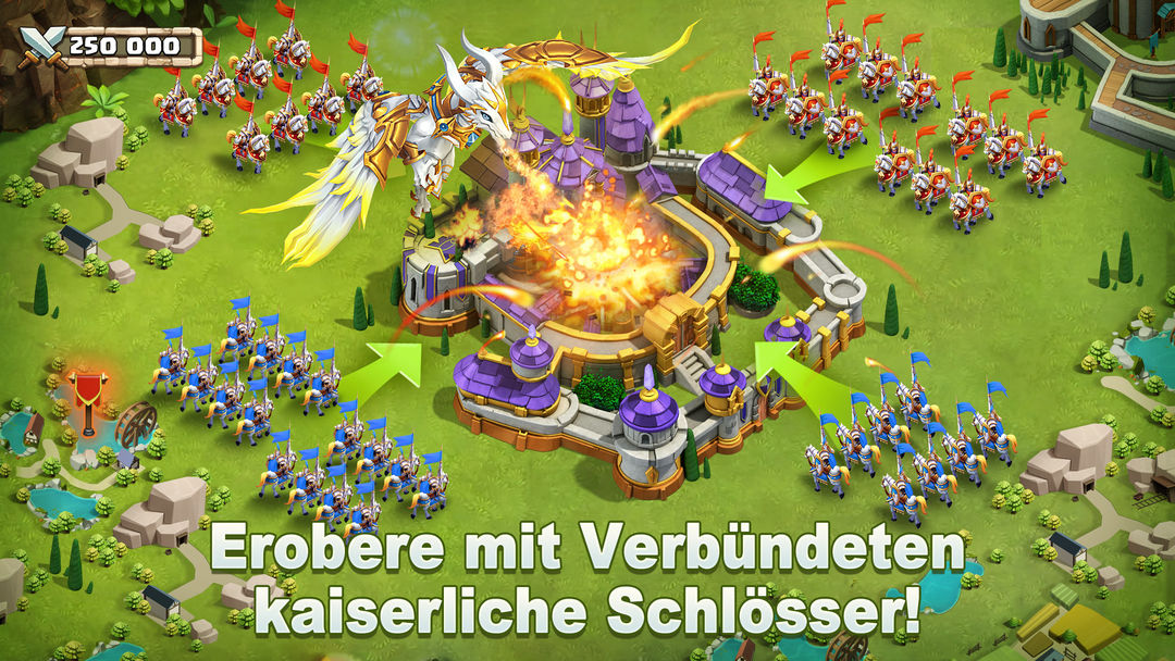 Screenshot of Castle Clash: King's Castle DE