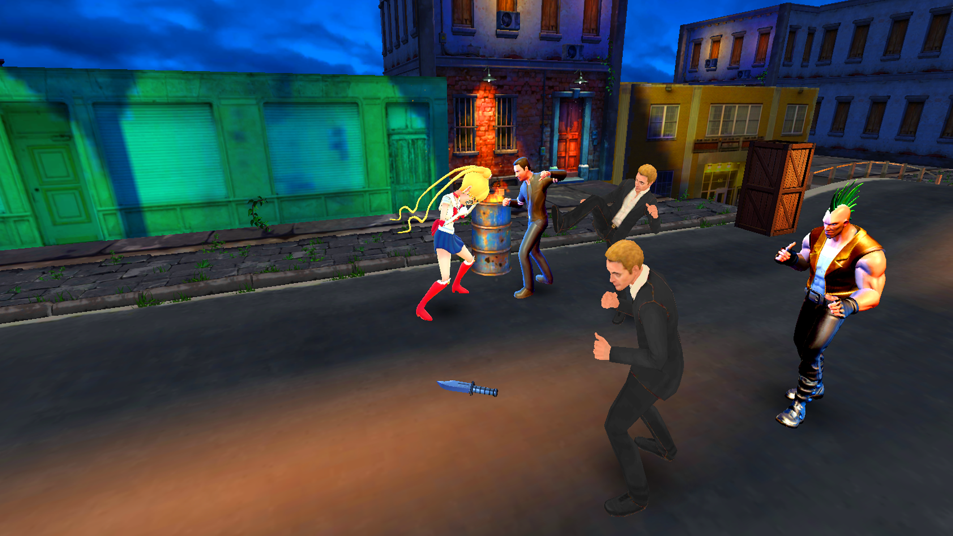 Screenshot of Sailor Moon Fighting Game