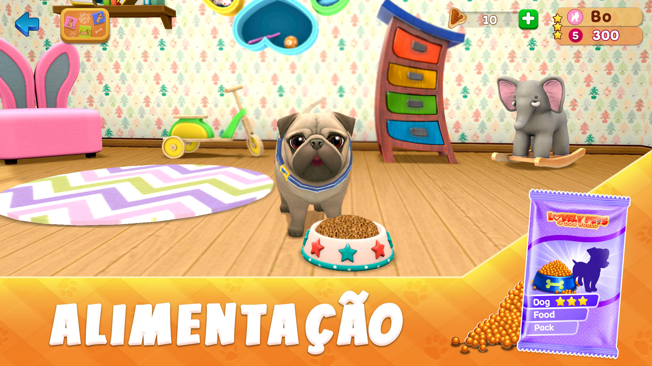 Captura de Tela do Jogo DogTown:Jogos de Animais Cuide