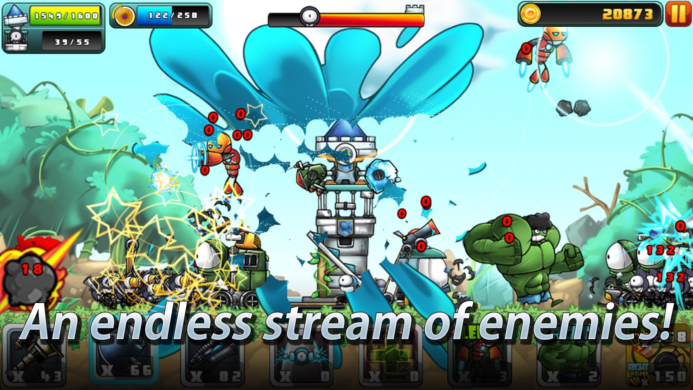 Cuplikan Layar Game Cartoon Defense Reboot - Tower Defense