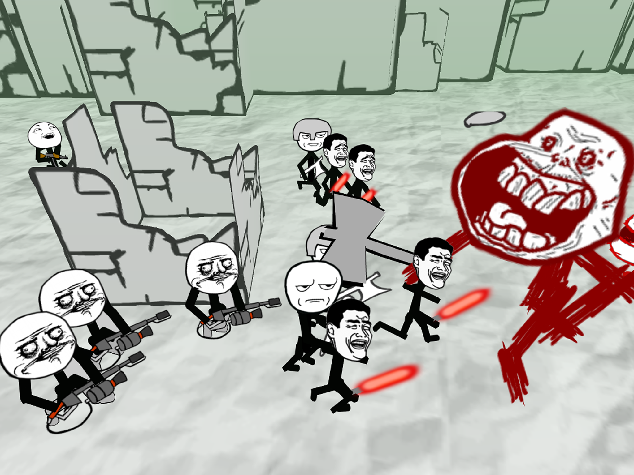Stickman Meme Battle Simulator Game Screenshot