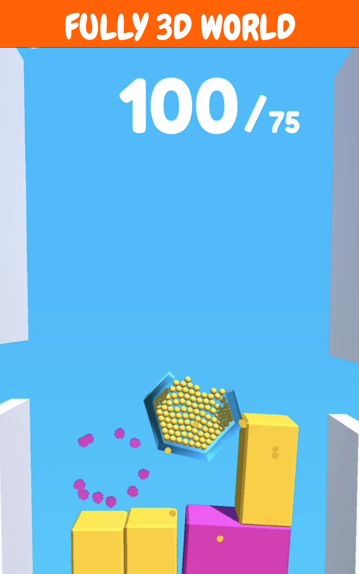 Screenshot of Drop Blocks 3D