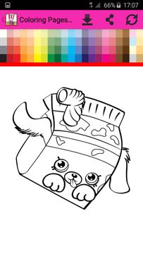 Coloring Pages Shopkins Game Screenshot
