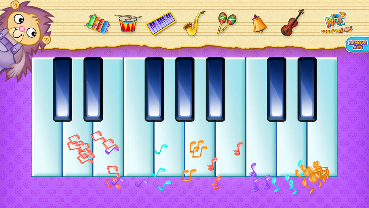 Captura de Tela do Jogo 123儿童游戏音乐