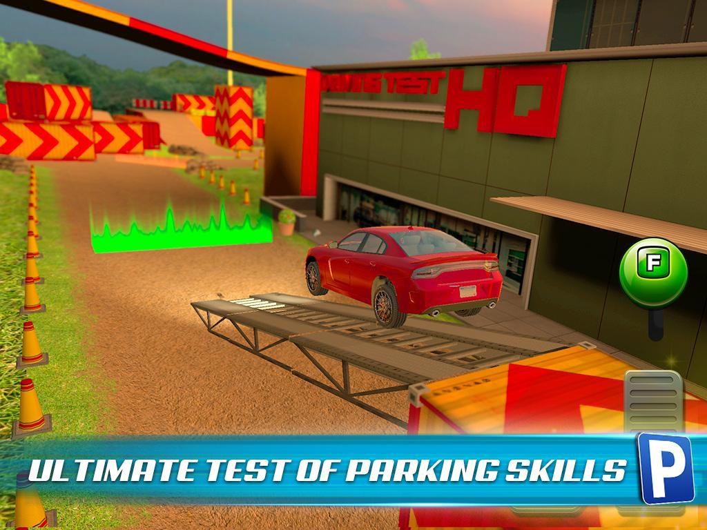 Obstacle Course Car Parking Game Screenshot