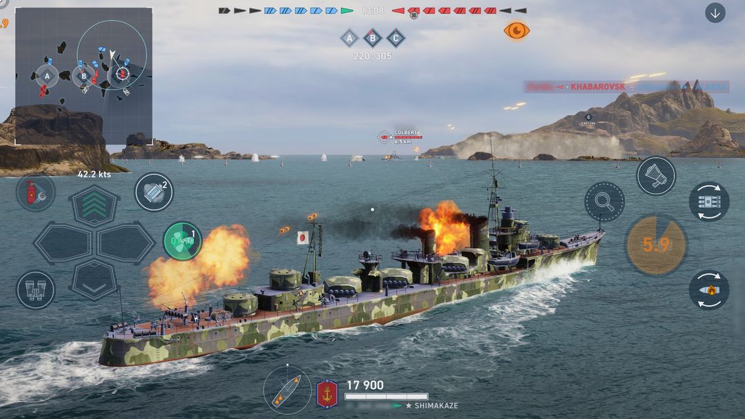 Screenshot of World of Warships: Legends