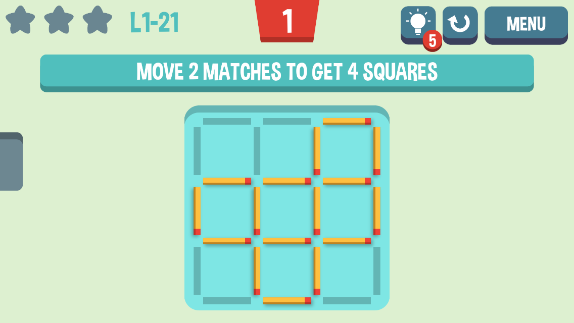 Move the Matches Game Screenshot