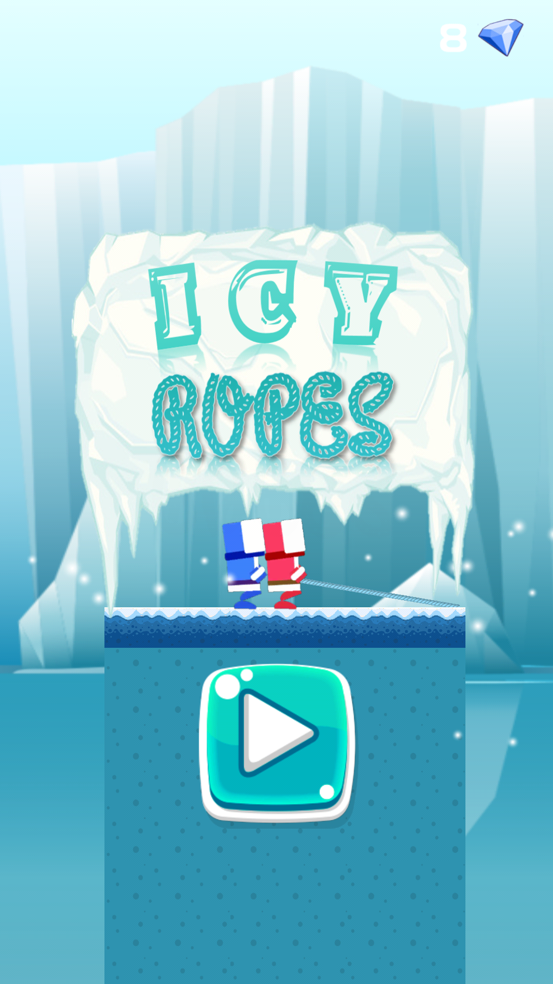 Captura de Tela do Jogo Icy Ropes