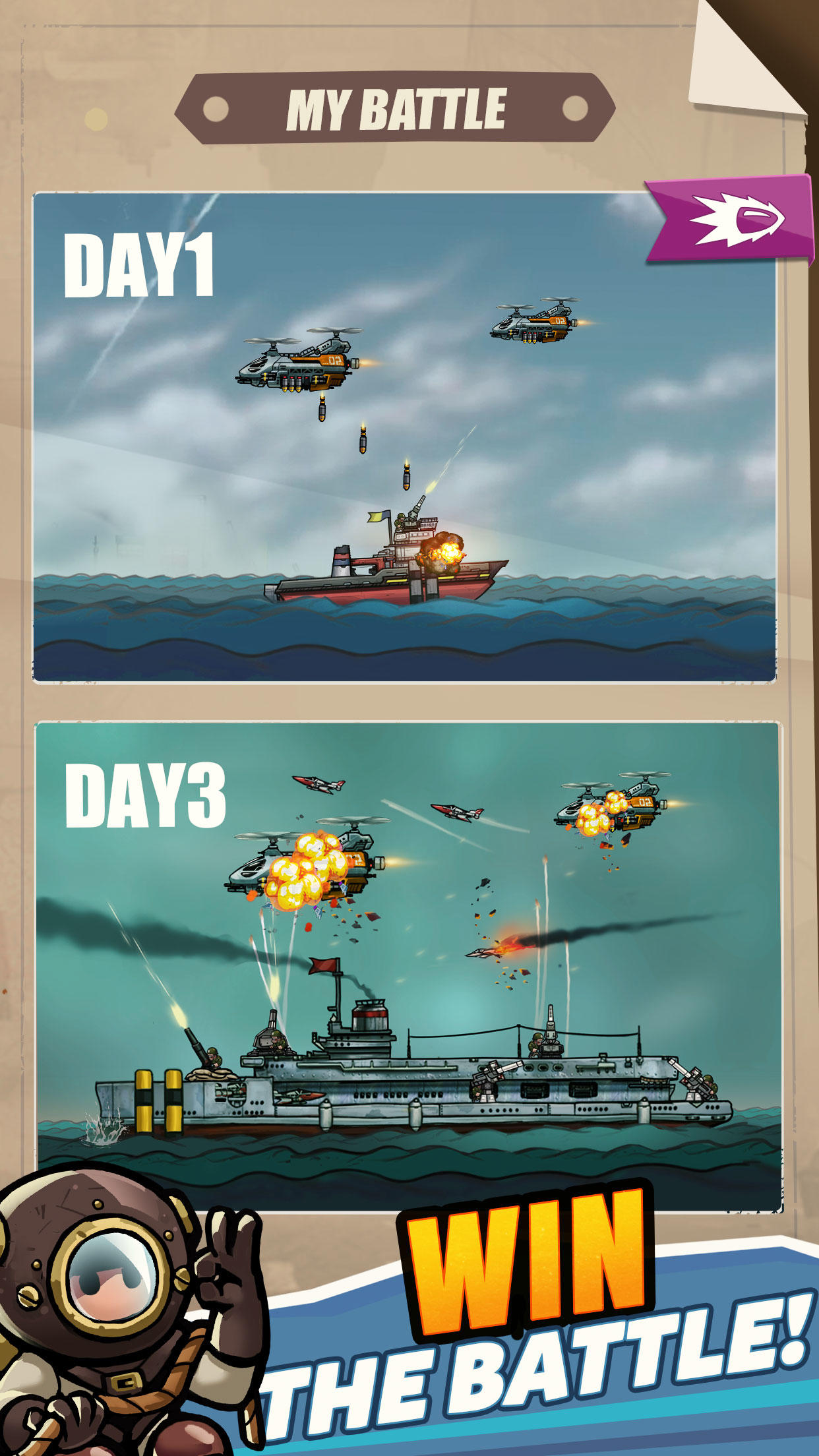 Screenshot of Battleship Brawl