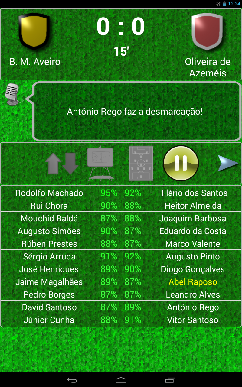Captura de Tela do Jogo True Football 2