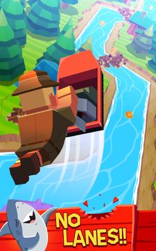 Rowan McPaddles - The Bad Bad River Rush Game Screenshot