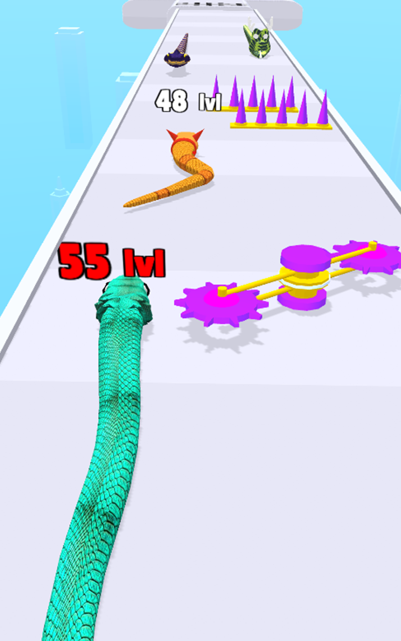 Snake Run, Merge & Evolve Game Screenshot