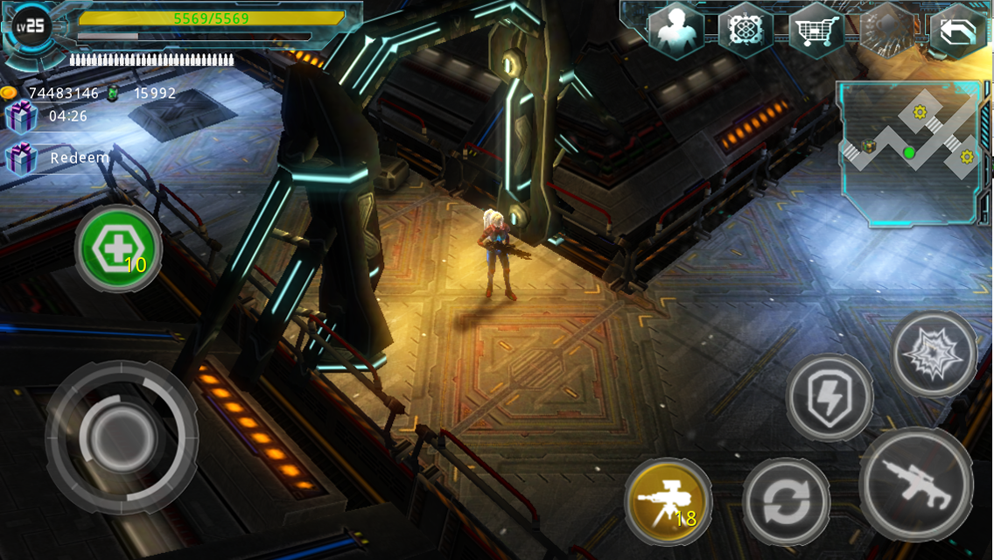 Alien Zone Plus Game Screenshot