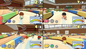 Floor Wiping Race Game Screenshot