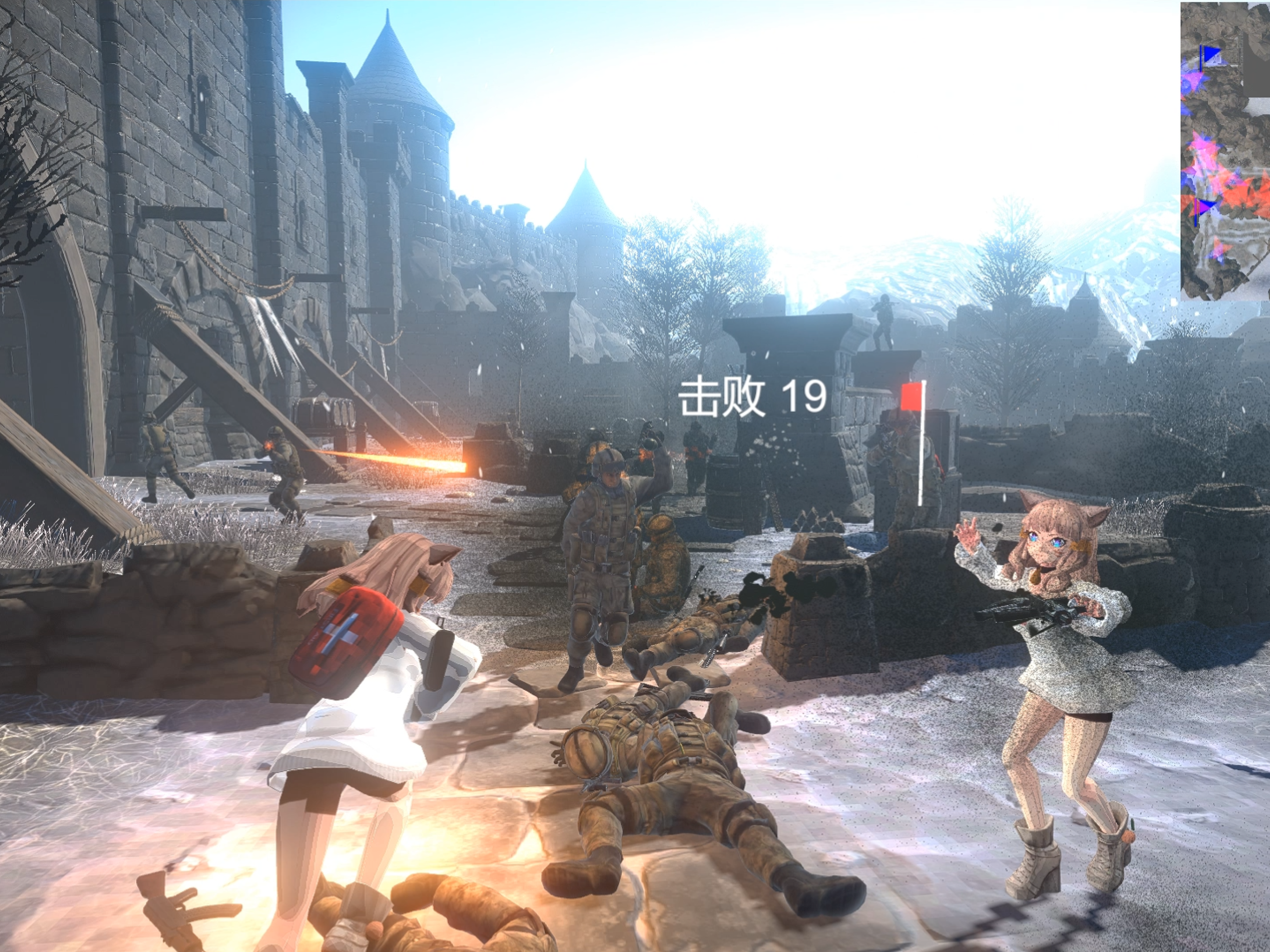 Bishojo Battlefield Game Screenshot