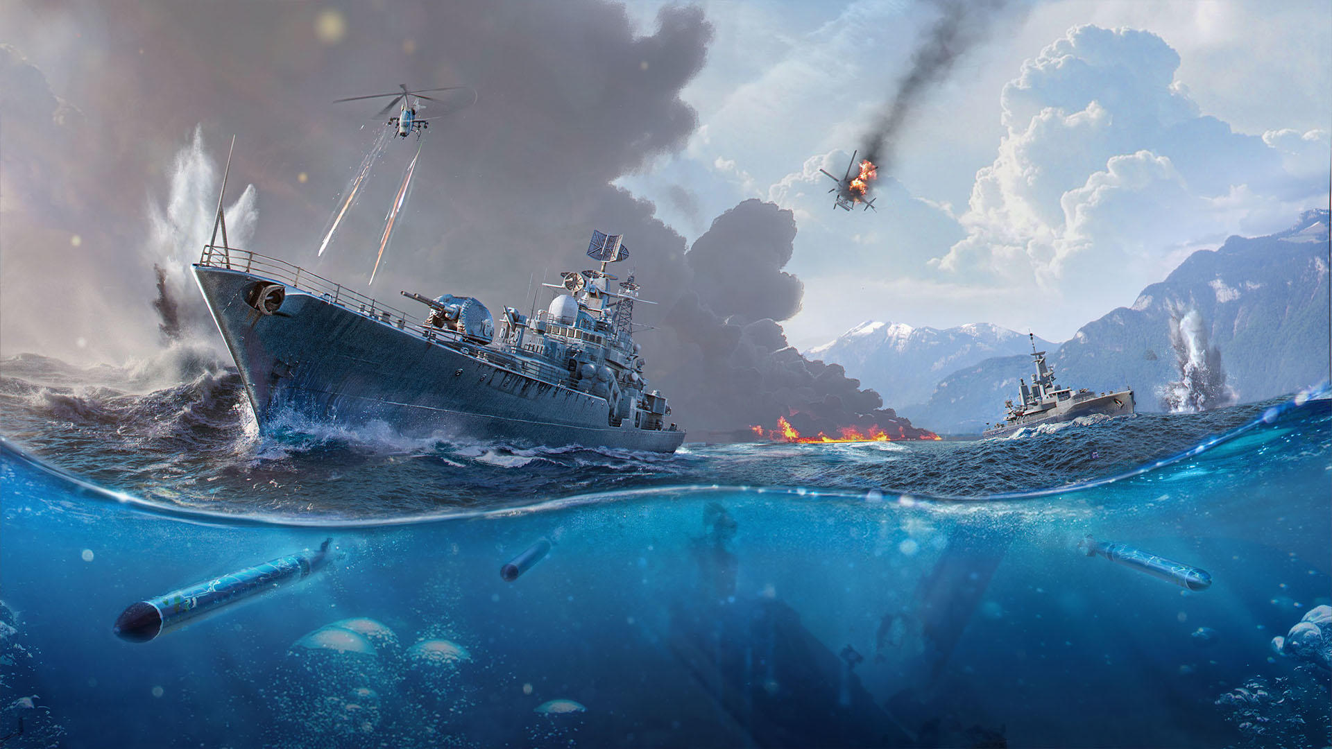 Force of Warships Game Screenshot