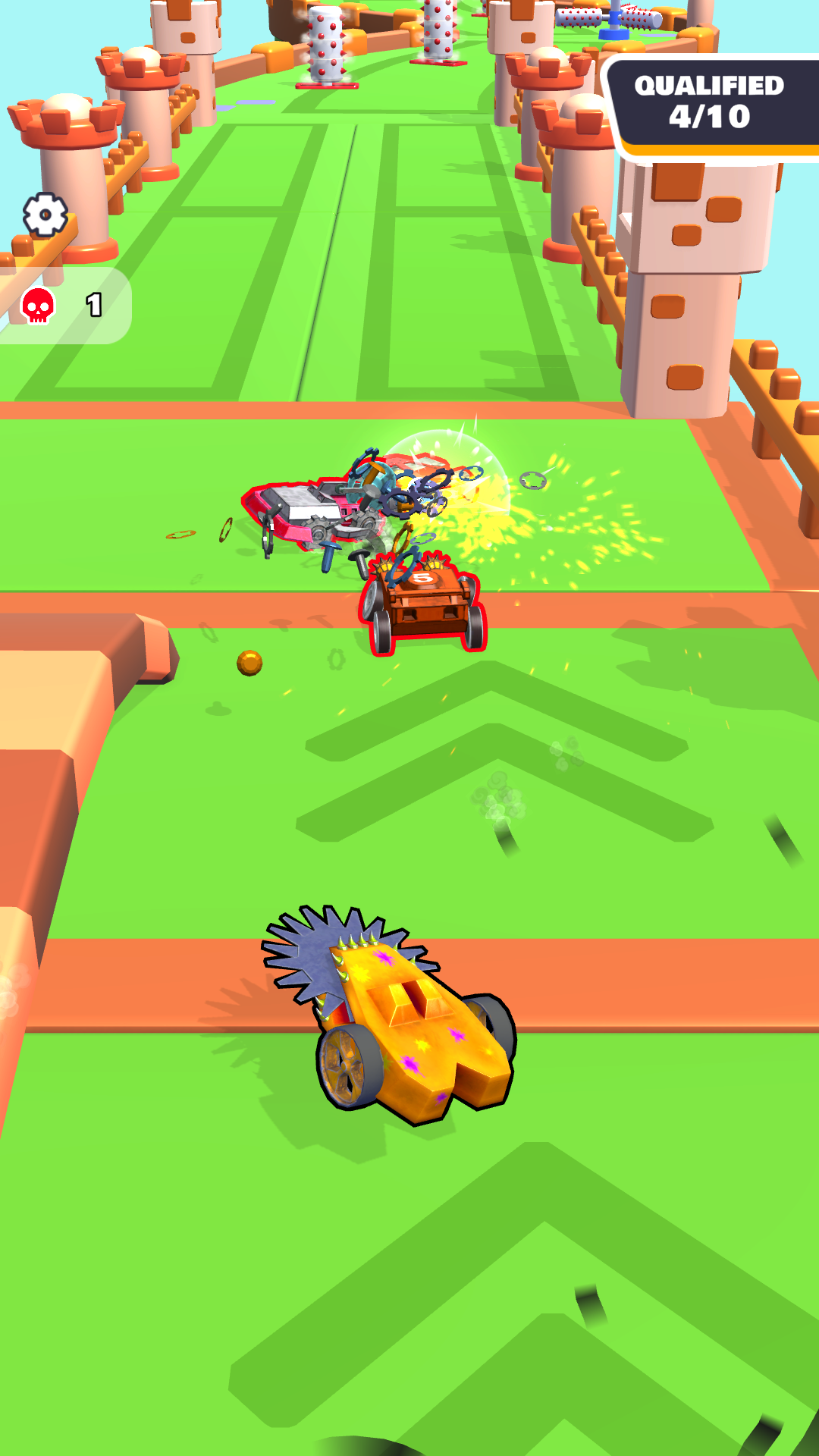 Robo Race Wars Game Screenshot