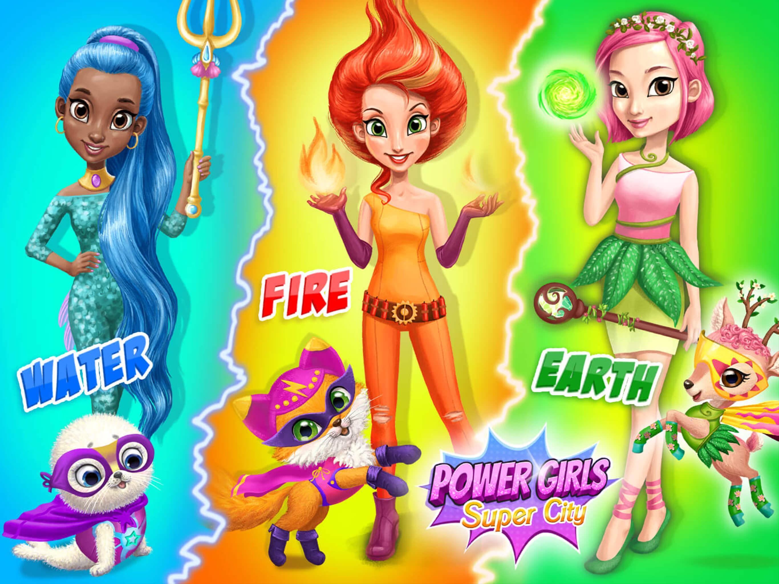 Power Girls Super City 遊戲截圖