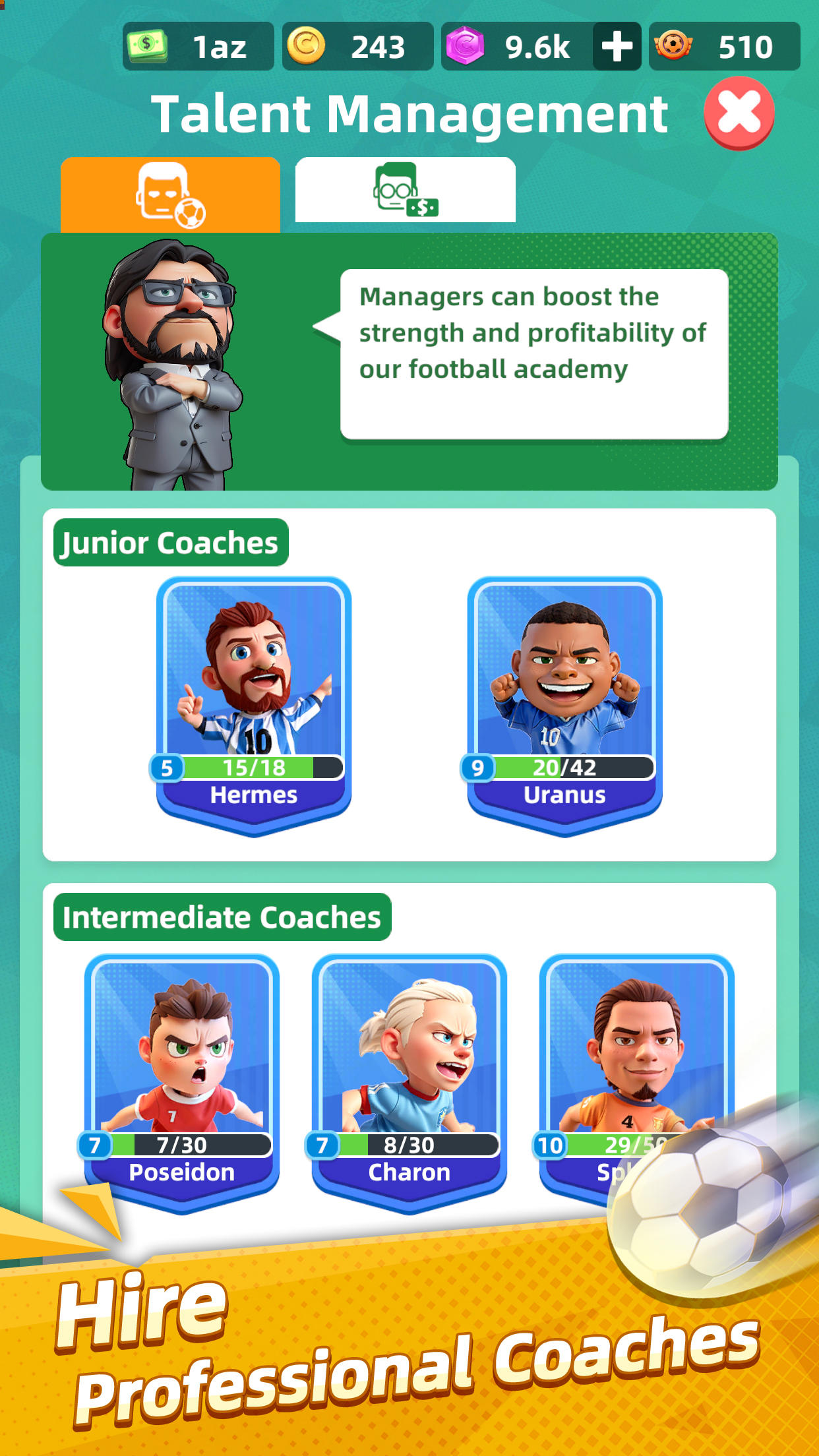 Soccer Empire-The Dream Begins Game Screenshot