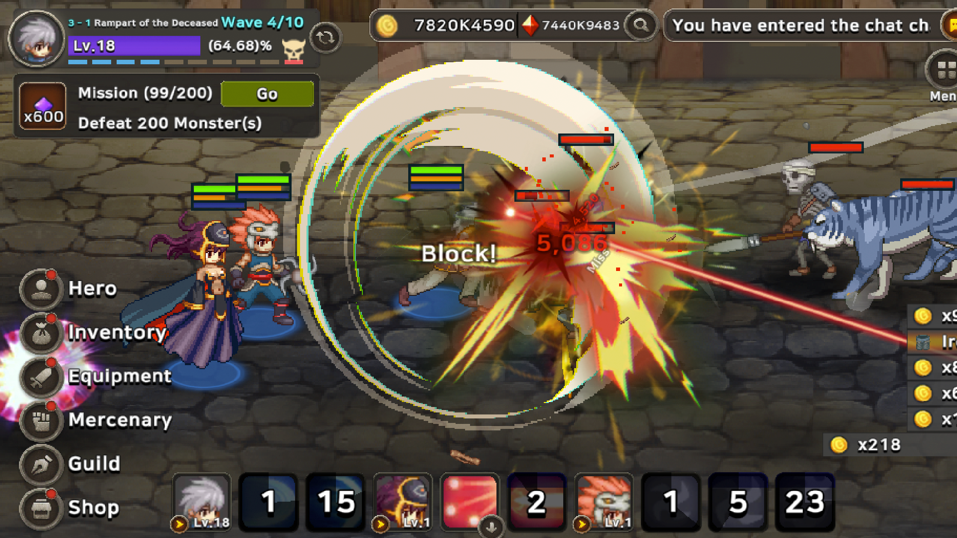 Endless Heroes screenshot game