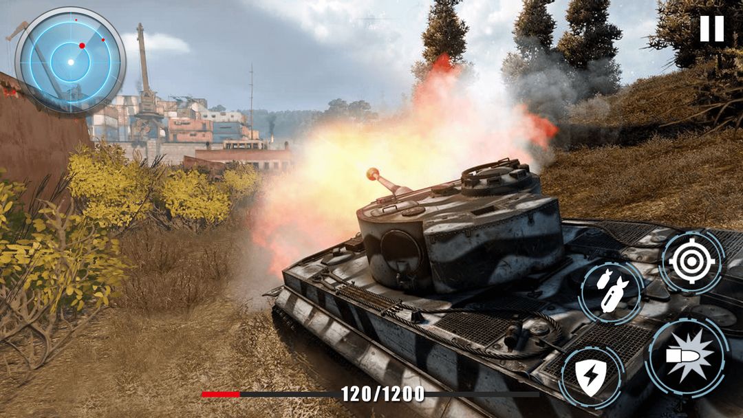 Pocket Tank Wars- 3D Free City Defense Game ภาพหน้าจอเกม