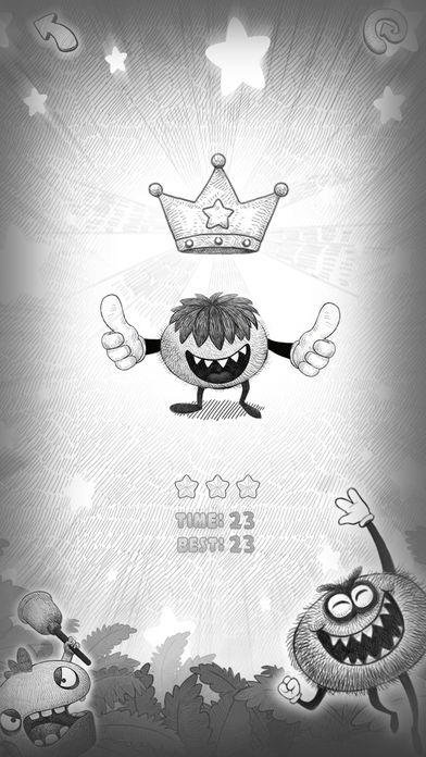 Bad Hungry Monster Game Screenshot