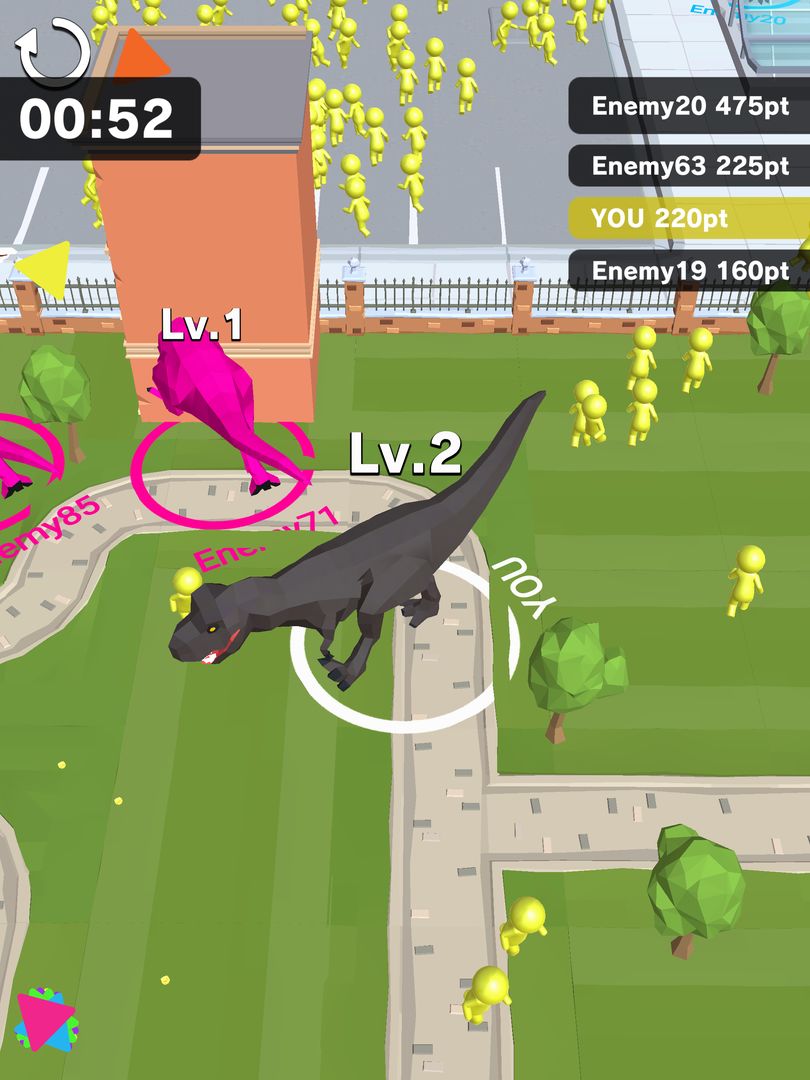 Dinosaur Rampage screenshot game