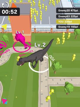 Dinosaur Rampage Game Screenshot