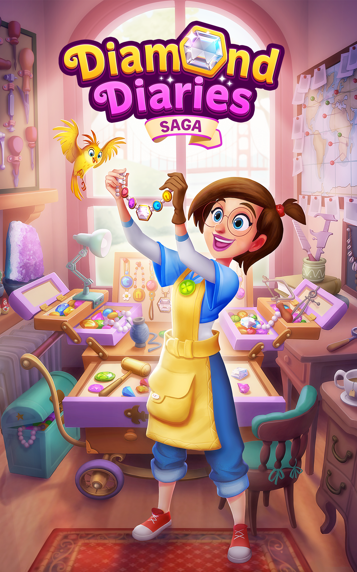 Cuplikan Layar Game Diamond Diaries Saga