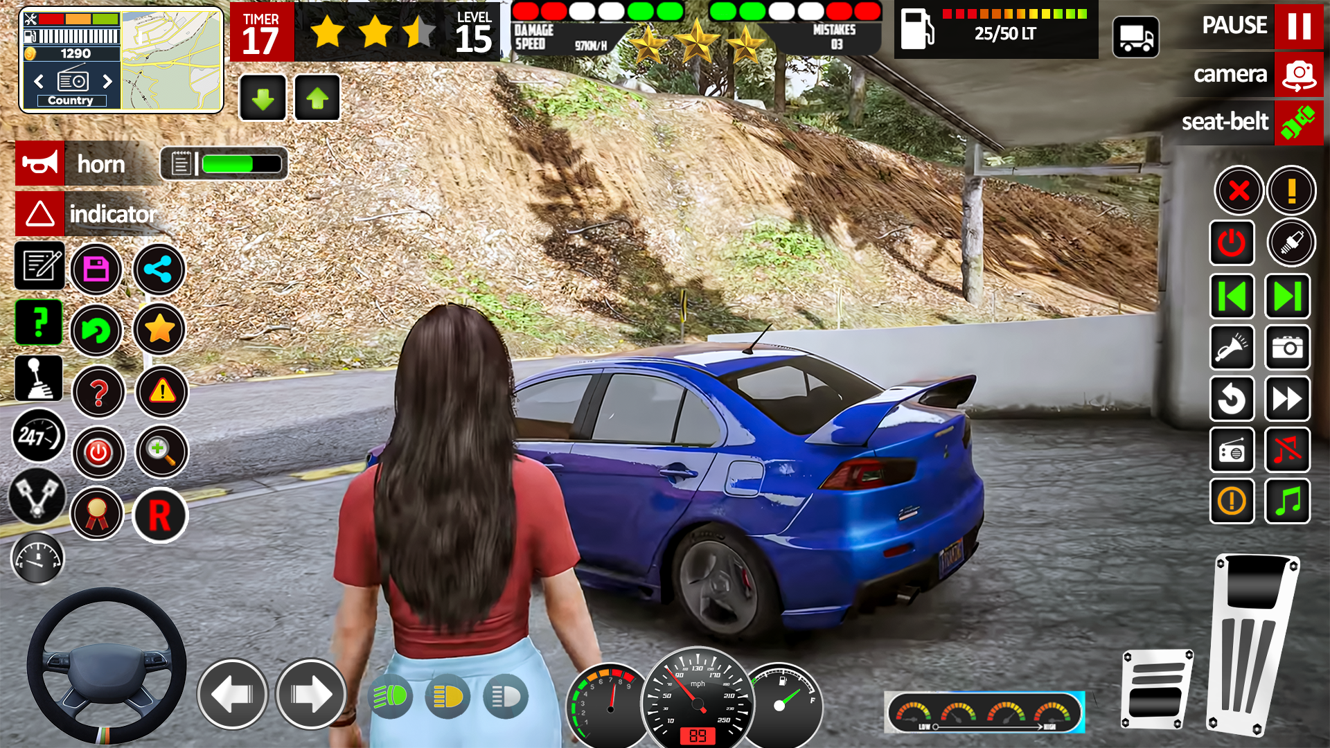 City Car Game Driving School Game Screenshot
