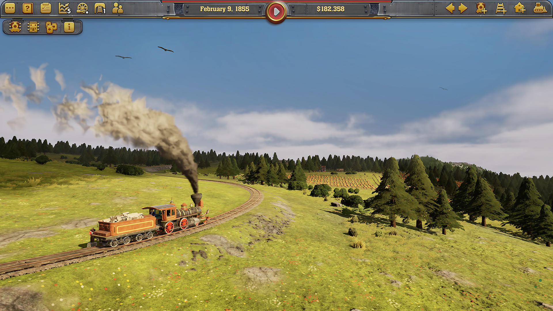 Cuplikan Layar Game Railway Empire