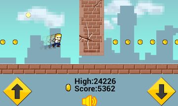 City Pixel Runner Game Screenshot
