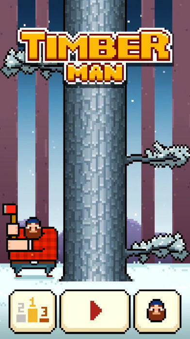 Timberman Golden Edition Game Screenshot