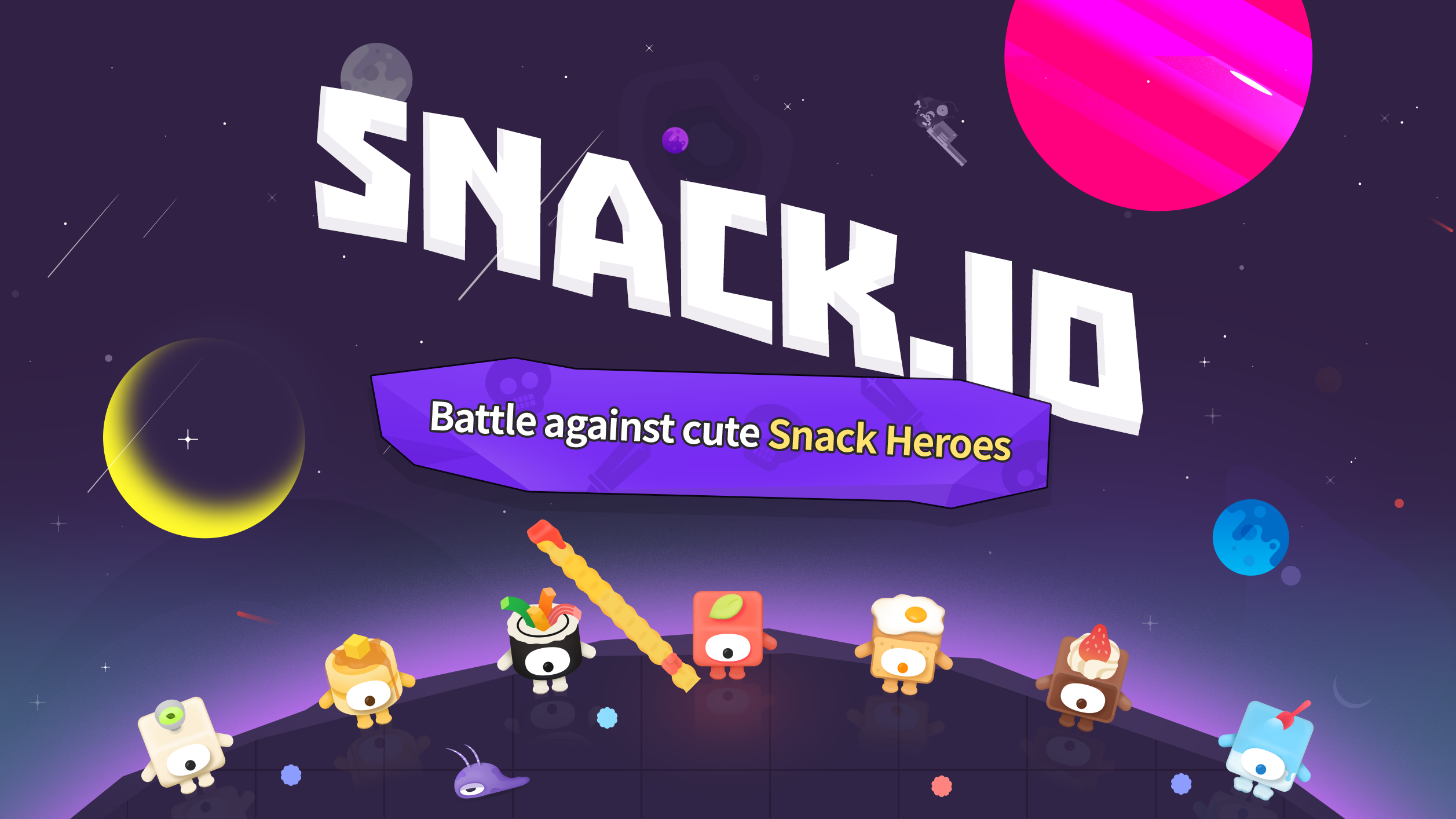 Screenshot 1 of Snack.io - オンライン IO ゲーム 1.2.3
