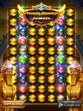 Temple Mummy Jewels Game Screenshot