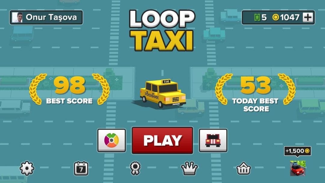 Loop Taxi screenshot game