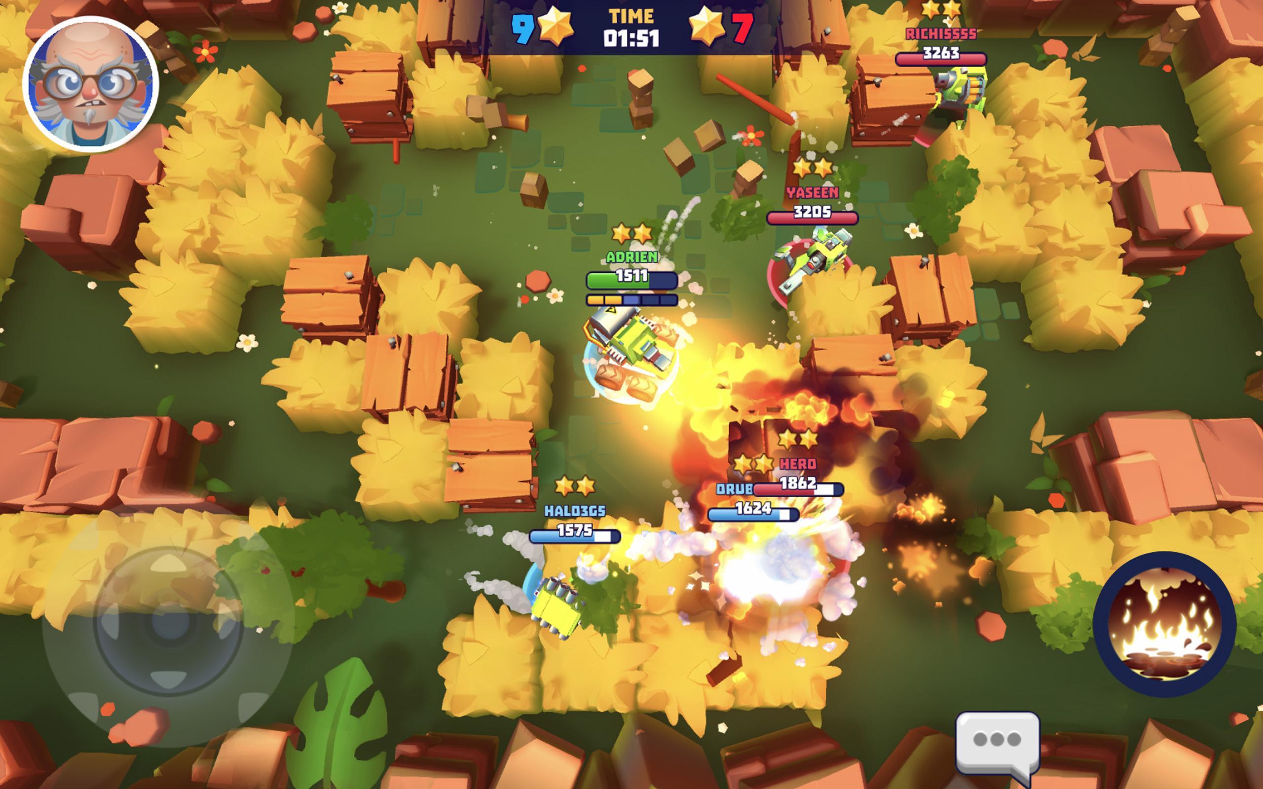 Tanks a Lot - 3v3 Battle Arena Game Screenshot
