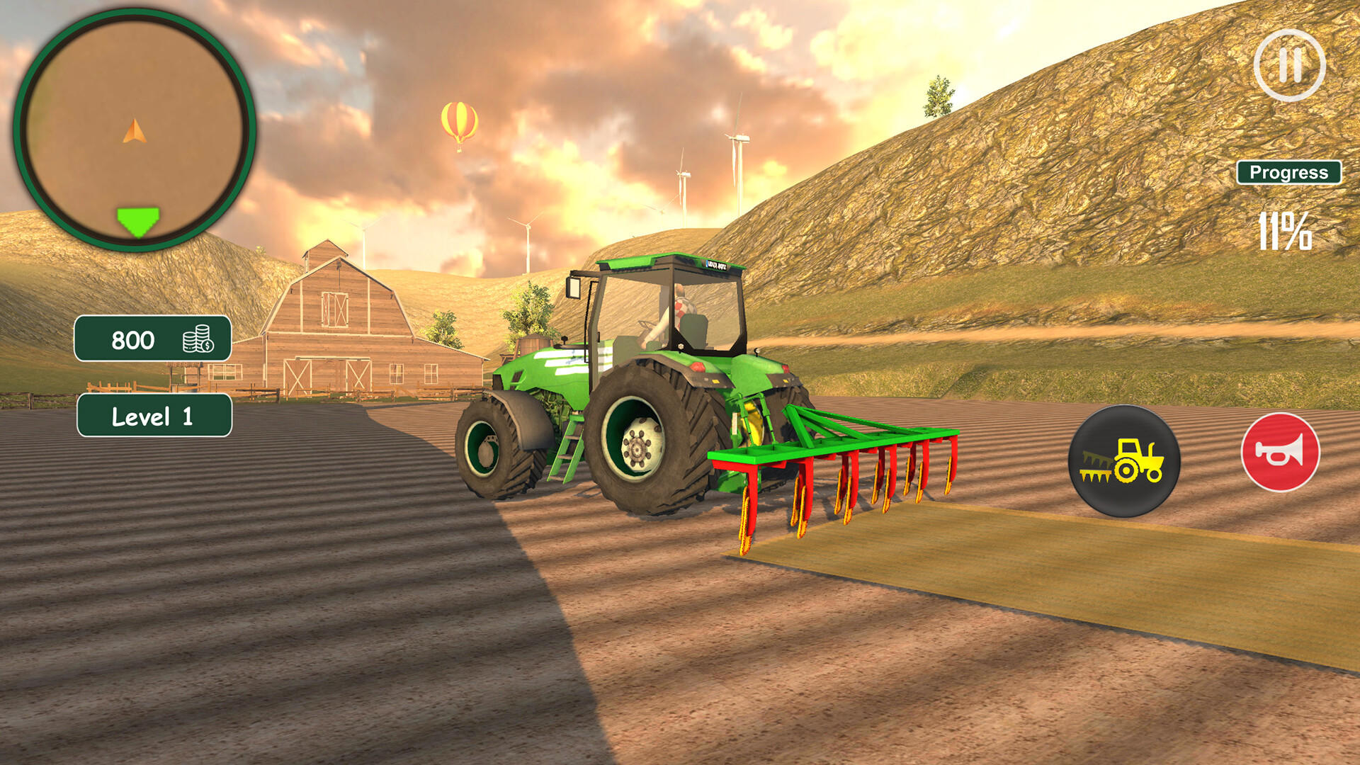 Farming Tractor Simulator: Big Farm screenshot game