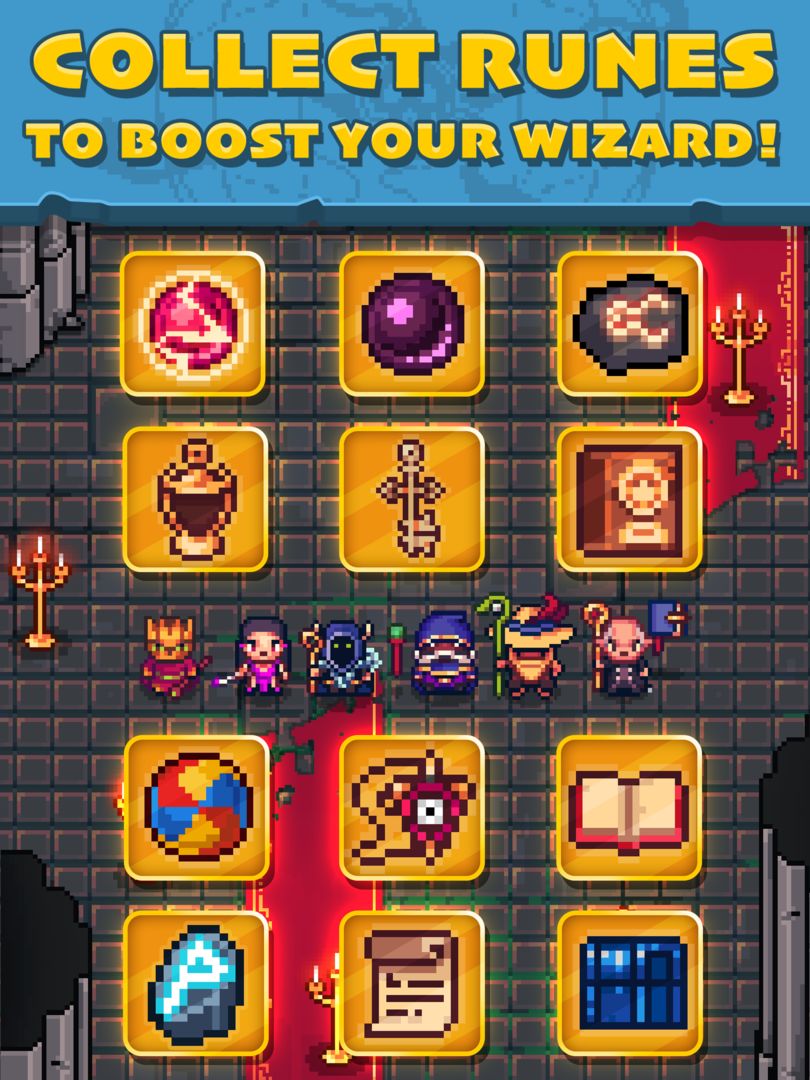 Tap Wizard: Idle Magic Quest ภาพหน้าจอเกม