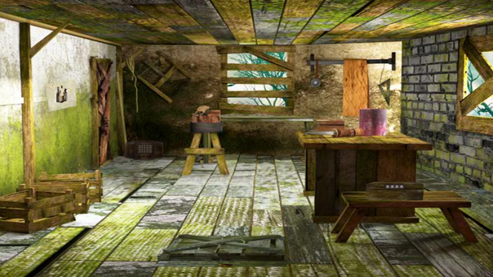 Mystery Zombie House Escape Game Screenshot