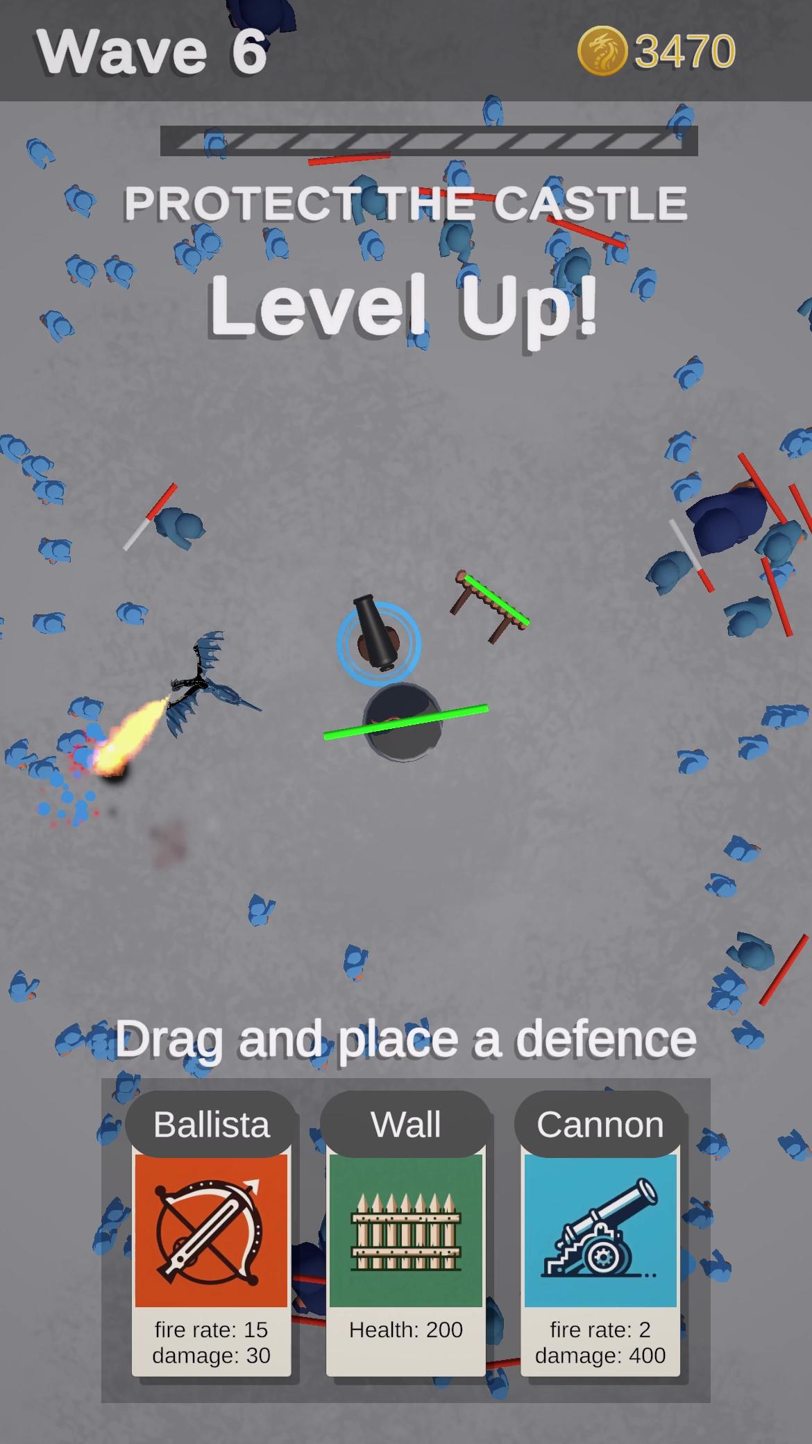 Dragon Defence Game Screenshot