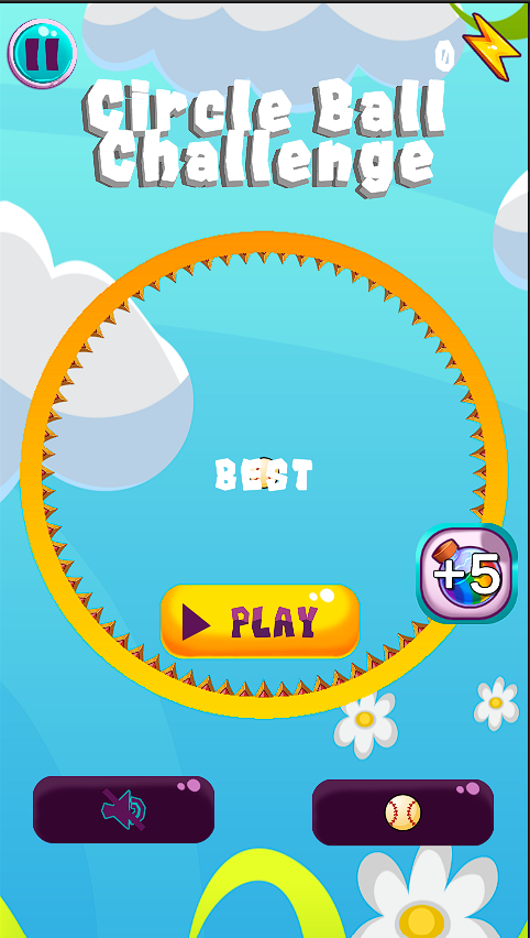 Circle Ball Challenge ゲームのスクリーンショット